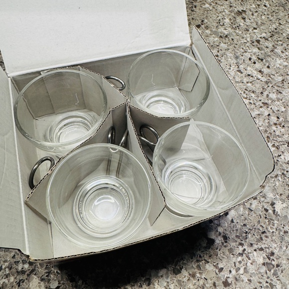 Bormioli Rocco - Set of 4 Espresso Cups, Used 2 to 3 Times, Great Condition - Picture 3 of 6